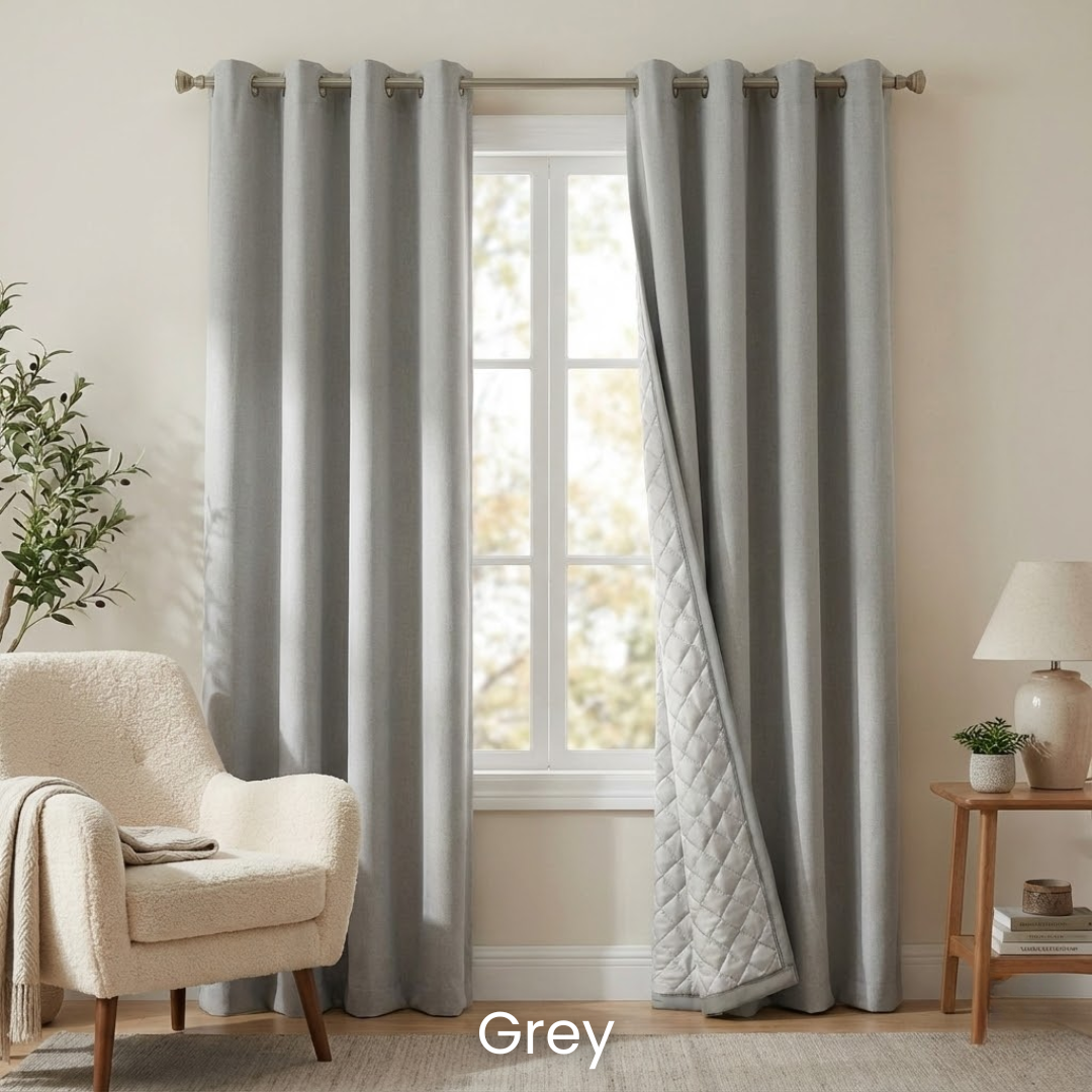 Cürta™ - Thermal Insulating Curtains for Warmth & Noise Reduction