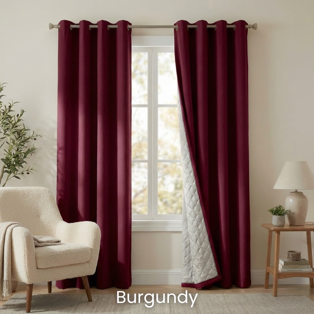 Cürta™ - Thermal Insulating Curtains for Warmth & Noise Reduction