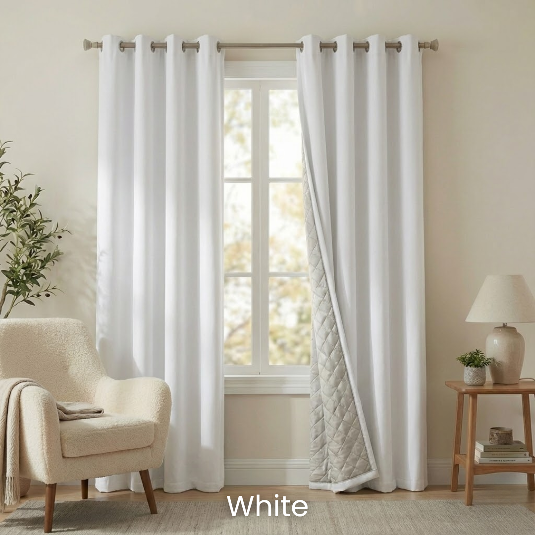 Cürta™ - Thermal Insulating Curtains for Warmth & Noise Reduction