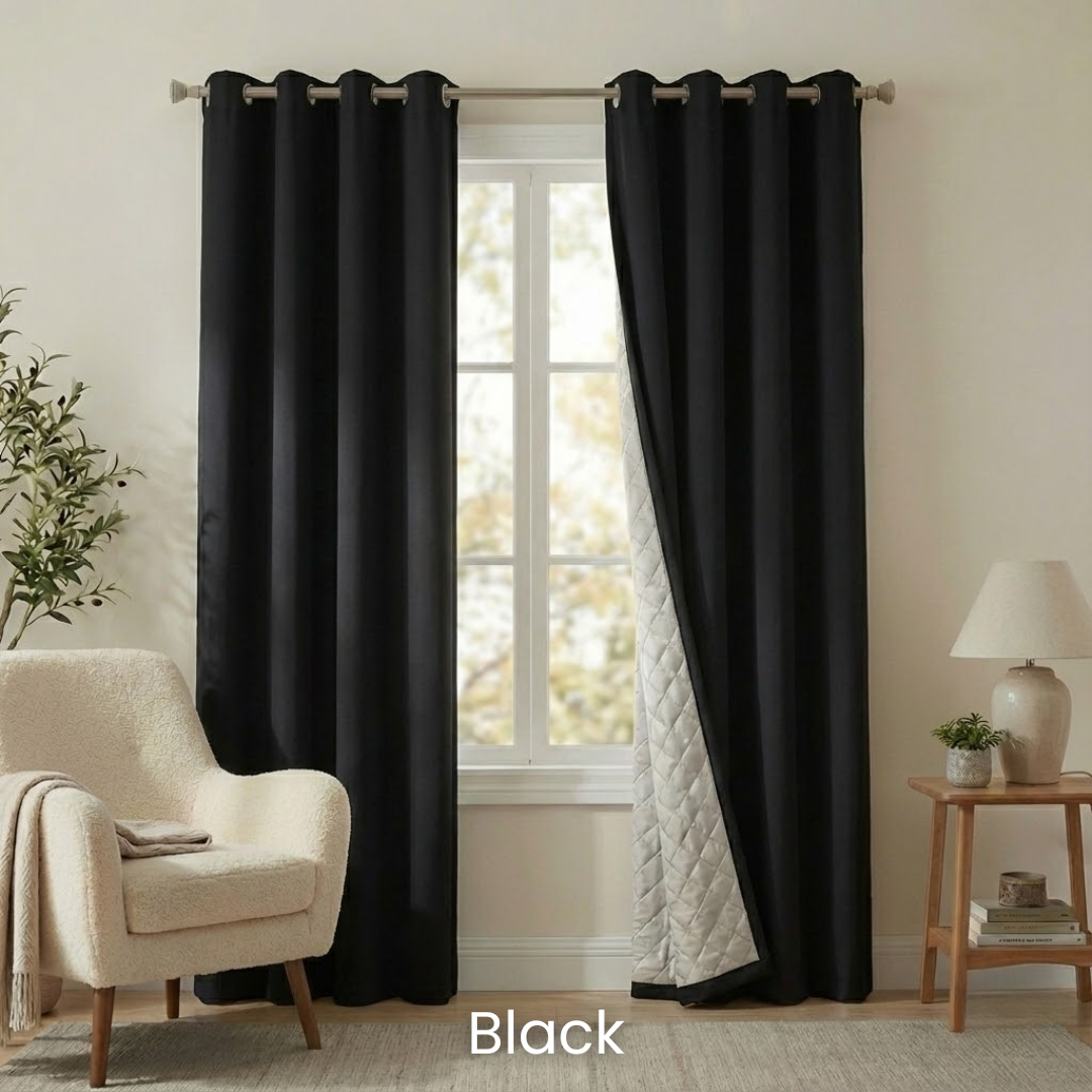Cürta™ - Thermal Insulating Curtains for Warmth & Noise Reduction