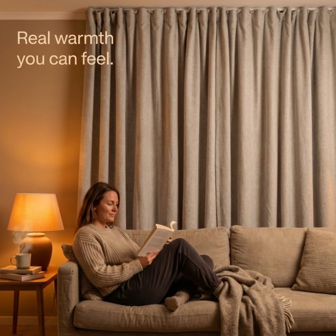 Cürta™ - Thermal Insulating Curtains for Warmth & Noise Reduction